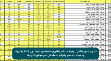 نتائج الدور الثاني.. رابط مباشر لنتائج السادس الابتدائي 2025 بكركوك ودهوك بالاسم والرقم الامتحاني عبر موقع نتائجنا